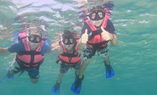 Diversion bajo el agua